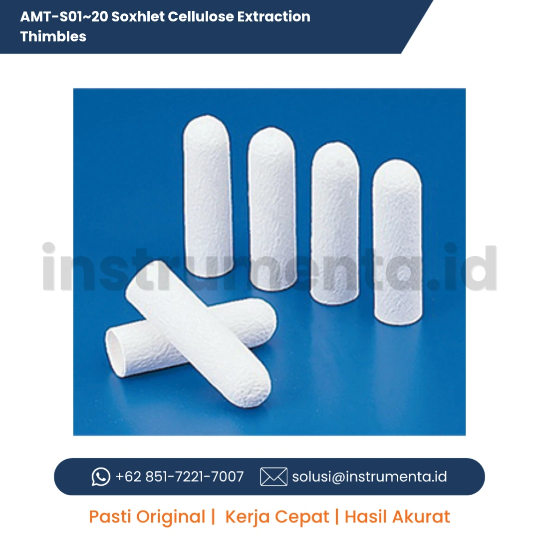 Official Supplier AMT-S01~20 Soxhlet Cellulose Extraction Thimbles Selongsong Ekstraksi Selulosa Soklet Laboratorium